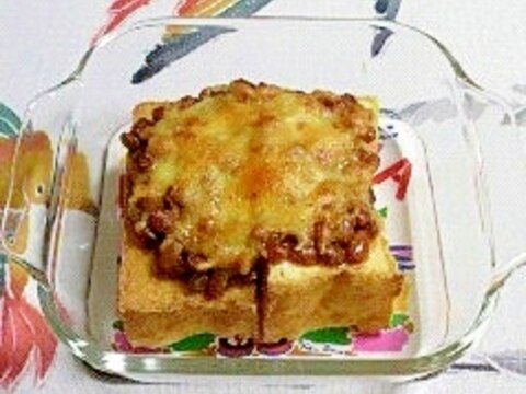 厚揚げと納豆のトースター焼き レシピ 作り方 By 2727椿 楽天レシピ 厚揚げと納豆のトースター焼き レシピ 作り方 By 2727椿 楽天レシピ